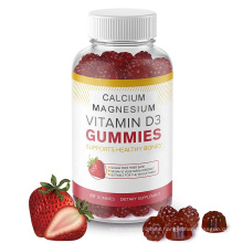 Pectin based Dietary supplement calcium magnesium vitamin d3 gummies for Bone health
